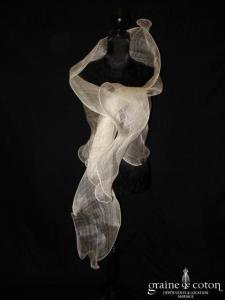 Création Nathalie Bourgey-Biron - Étole en sisal ivoire