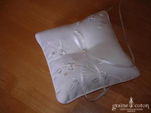 Coussin d'alliances - Blanc