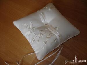 Coussin d'alliances - Blanc