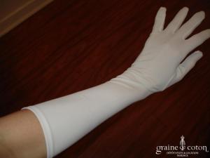 Gants mi longs ivoires