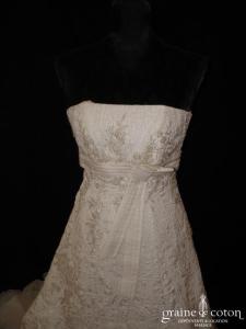 Mariées de Paris - Robe blanche taille empire