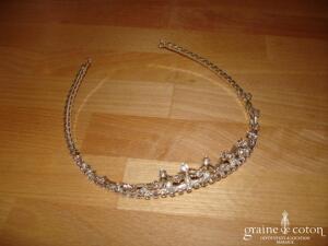 Diadème fin avec strass