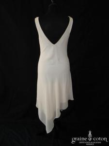 Fashion NewYork pour Lafayette Mariage - Robe courte taille basse asymétrique