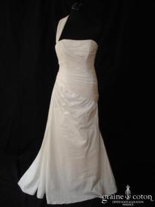 Donyella - Robe une pièce en taffetas drapé et plissé