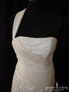 Donyella - Robe une pièce en taffetas drapé et plissé