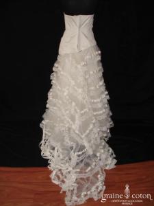 Rosi Strella - Robe taille basse ivoire très clair