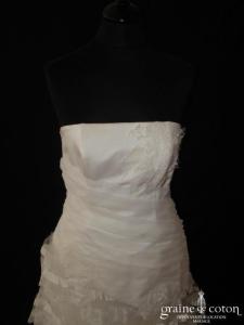 Rosi Strella - Robe taille basse ivoire très clair