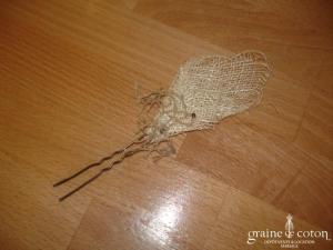 Elsa Gary - Pic à cheveux en sisal ivoire Cookies