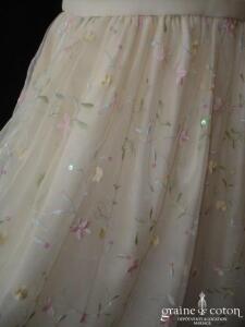 Cinderella - Robe de demoiselle d'honneur en organza brodé