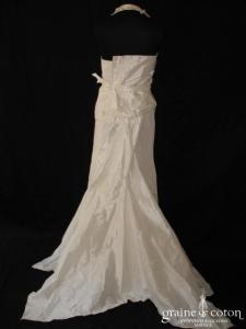 Linéa Raffaëlli - Robe deux pièces en taffetas ivoire