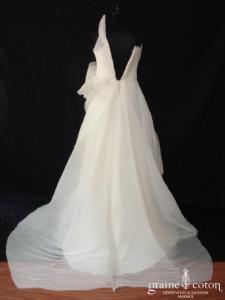 Création Germano Reale - Robe en organza plissé