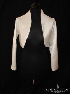 Pronuptia - Boléro en mikado ivoire