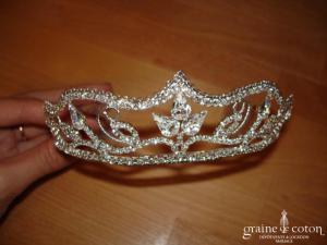 Diadème Swarovski monté sur peigne
