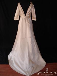 Atelier Aimée - Création italienne en satin de soie ivoire