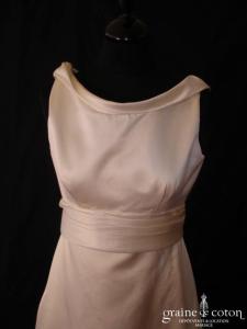 Atelier Aimée - Création italienne en satin de soie ivoire