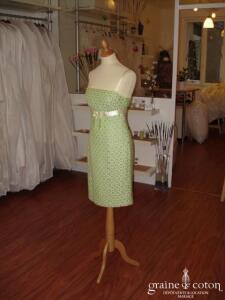 Helline - Robe courte verte