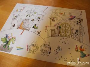 Painty - Set de table à colorier