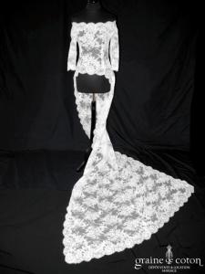 Pronovias - Boléro/manteau en dentelle