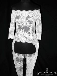 Pronovias - Boléro/manteau en dentelle