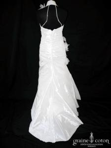 Linéa Raffaëlli - Robe une pièce en taffetas ivoire