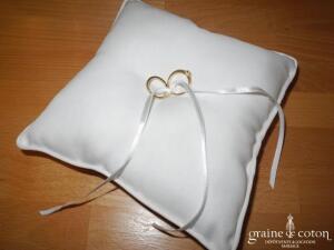Coussin d'alliances - Ivoire