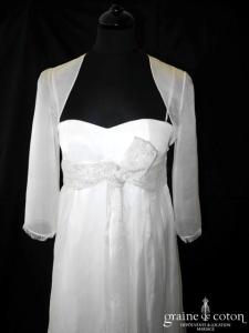 Paule Ka - Boléro en organza de soie