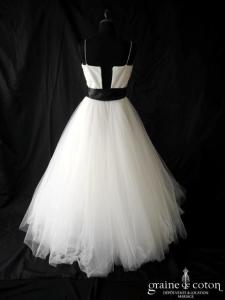 David Fielden - Robe bustier en dentelle et tulle