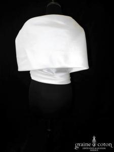 Cymbeline - Cache coeur / étole en mikado ivoire