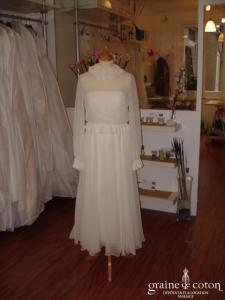 Roland Klein - Robe légère ivoire