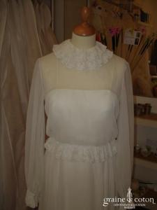 Roland Klein - Robe légère ivoire