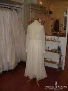 Roland Klein - Robe légère ivoire