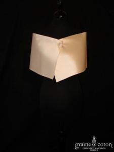 Reinaldo Alvarez - Étole en mikado de soie ivoire