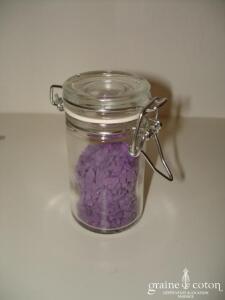 Mini bocal rond façon conserve pour dragées