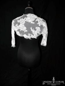 Pronovias - Boléro Pergola en dentelle, manches mi longues