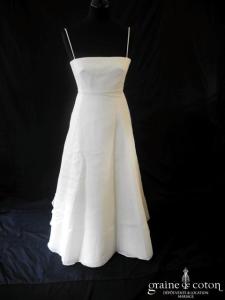 Cymbeline - Robe empire en organza ivoire