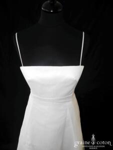 Cymbeline - Robe empire en organza ivoire