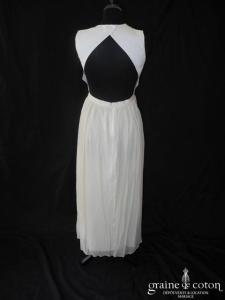 Carven - Création Guillaume Henry en coton et mousseline champagne