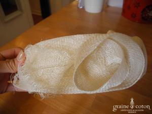 Bandeau en sisal ivoire