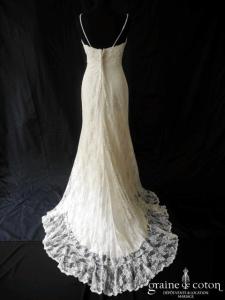 White One - Robe une pièce en dentelle ivoire