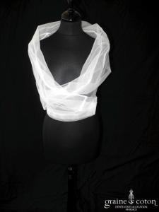 Cymbeline - Boléro Dora en tulle ivoire clair