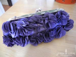 Pronuptia - Pochette en satin parme
