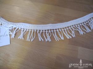 Pronuptia - Collier/tour de cou en guipure de dentelle ivoire