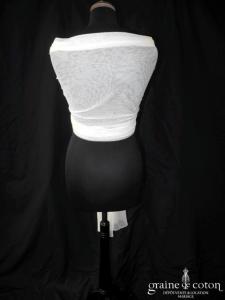 Pronuptia - Étole en tulle fluide ivoire