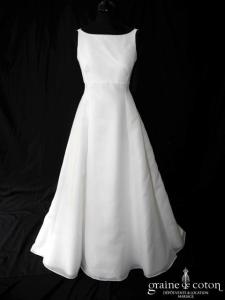 Cymbeline - Robe empire en organza ivoire