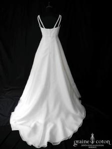 Cymbeline - Robe empire en organza ivoire