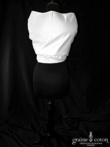 Les mariées de Provence - Étole en satin blanc