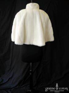 Pile Poil - Étole en fausse fourrure ivoire