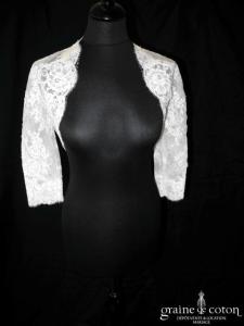 Pronovias - Boléro en dentelle de Calais Planeta