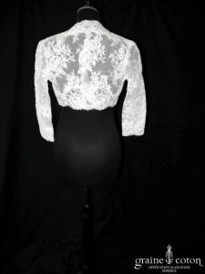 Pronovias - Boléro en dentelle de Calais Planeta