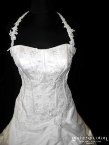 Sincerity Bridal - Robe en taffetas et dentelle ivoire